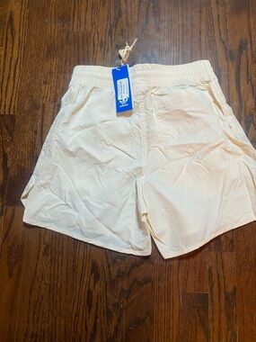 Adidas Cream Lightweight Swim/Beach Shorts